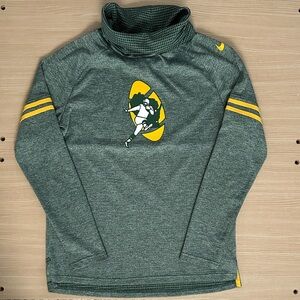 Nike Green Bay Packers Funnel Neck Sweatshirt Small
